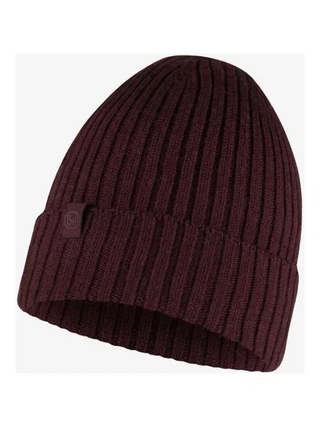 Kapelusz Buff Merino Wool Knit Norval w kolorze bordowym czerwony