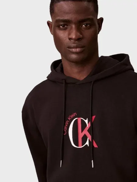 Толстовка Calvin Klein Jeans чорна