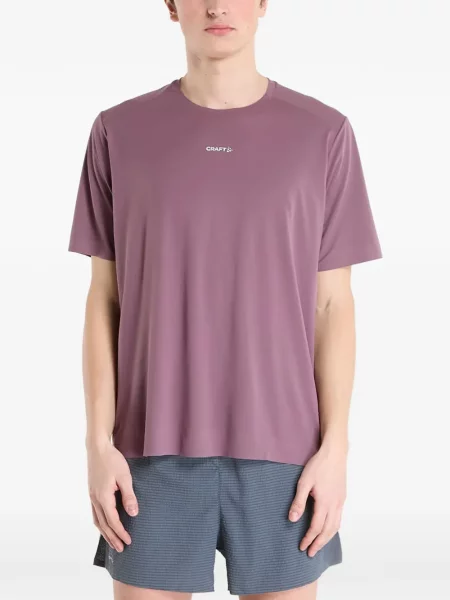 Tricou Craft cu decolteu rotund violet