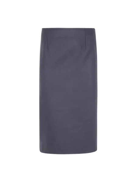 Spódnica midi Mm6 Maison Margiela szara