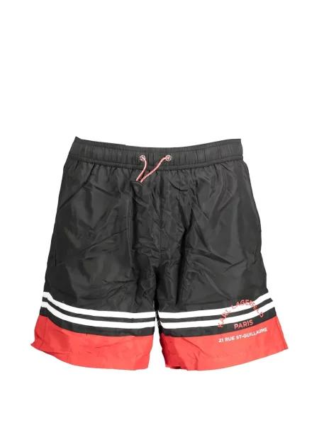 Slip de baie Karl Lagerfeld cu imagine negru