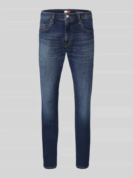 Jeansy o kroju slim fit z mieszanki bawełny model Scanton' Tommy Jeans niebieskie