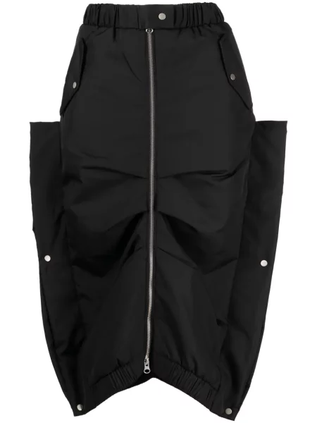 Spódnica midi Besfxxk do kolan czarna