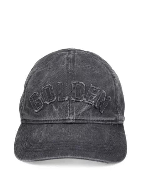 Șapcă Golden Goose cu aplicații gri