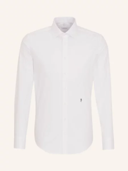 Seidensticker Koszula Biznesowa Slim Fit weiss biała
