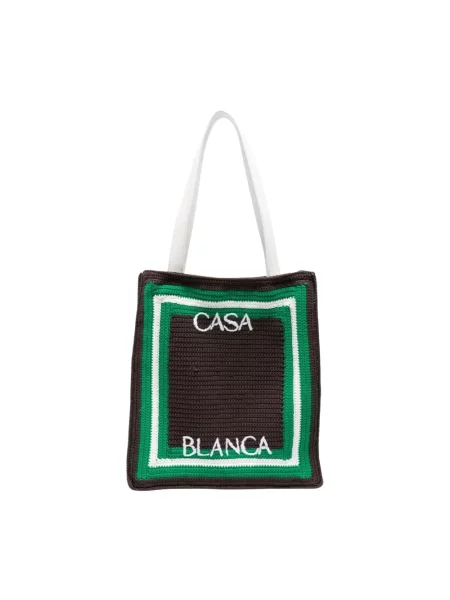 Torba Casablanca skórzana z logo