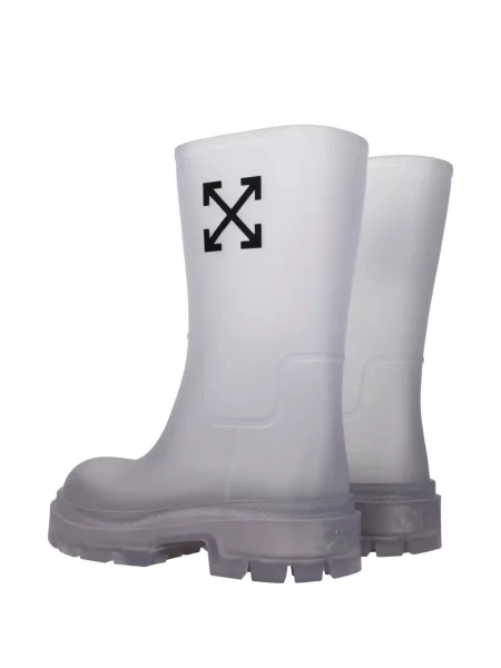 Cizme scurte Off-white alb