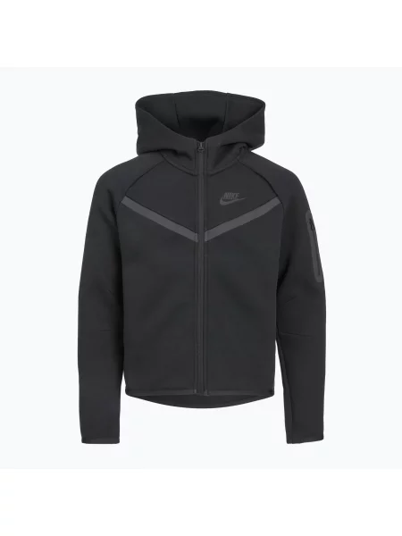 Gyerek pulóver Nike Sportswear Tech Fleece black/black/black. Méret: fekete