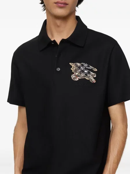 Polo Burberry μαύρο