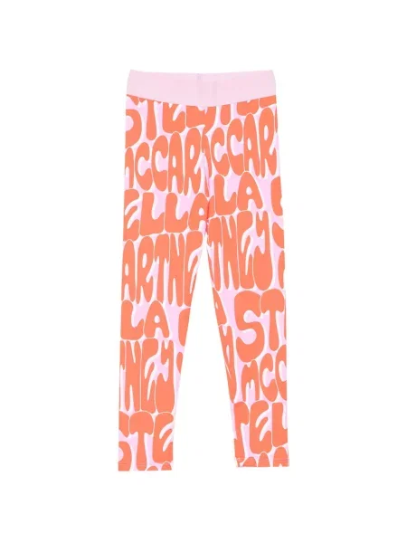 Legginsy dziecięce Stella Mccartney różowe