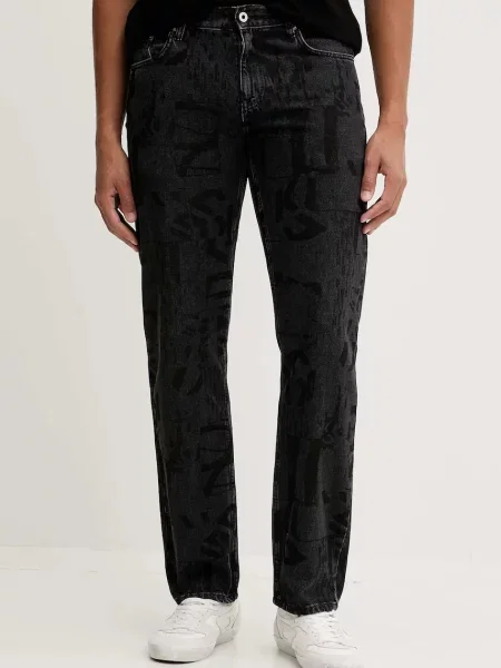 Дънки Karl Lagerfeld Jeans мъжки черно