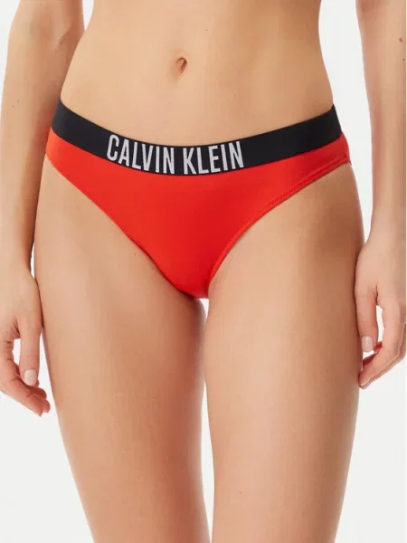 Calvin Klein Swimwear Bikini alsó piros