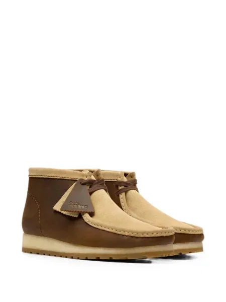 Δερμάτινα desert boots Clarks Originals καφέ