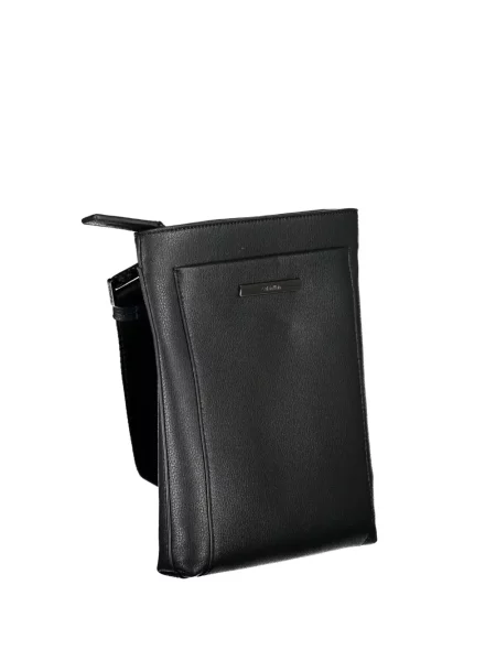 Geantă Calvin Klein cu autograf negru