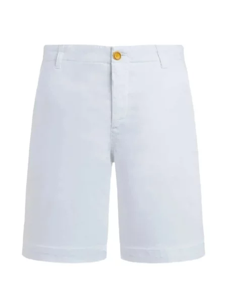 Pantaloni chino Vilebrequin cu autograf alb