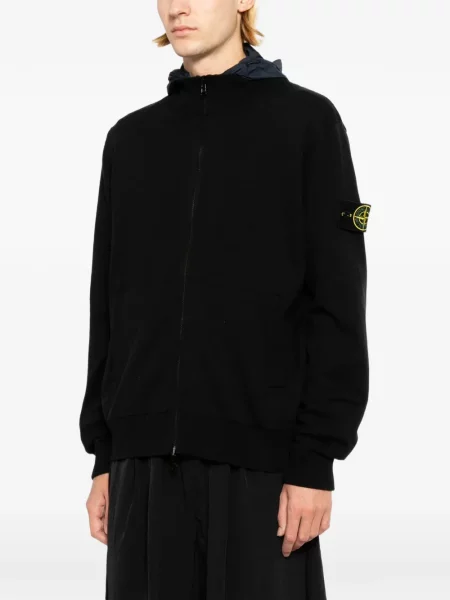 Geacă Stone Island cu strasuri negru