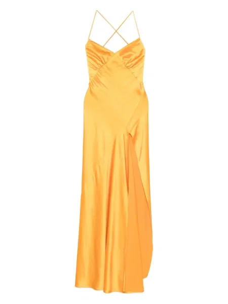Rochie maxi Roserry de costum galben