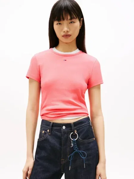 Tommy Jeans Tricou ESSENTIAL roz