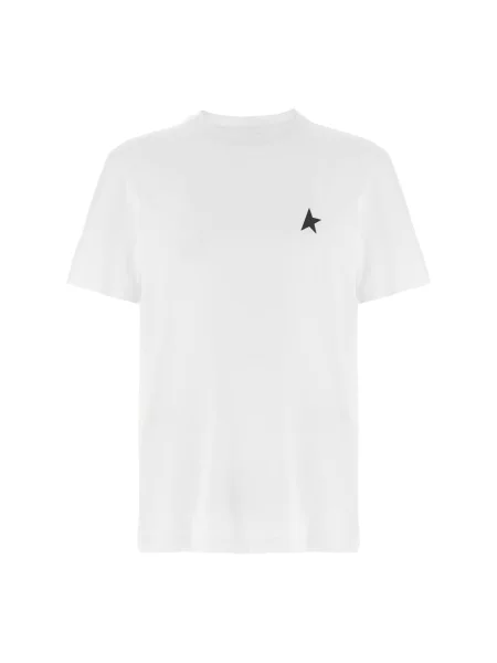 Koszulka Golden Goose z logo biała