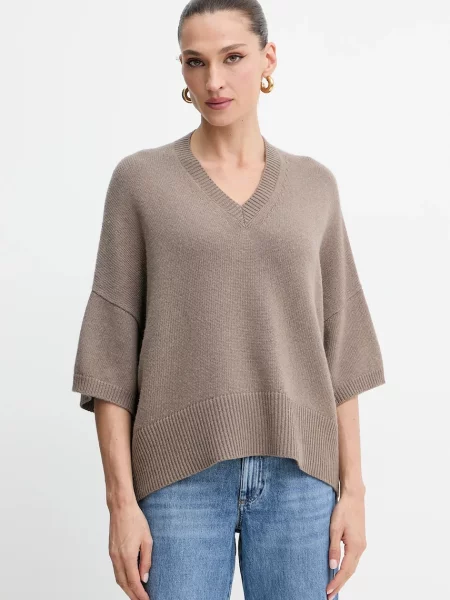 Marella pulover de lână maro