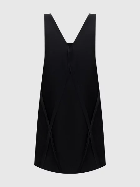 Сукня з геометричною аплікацією Maison Margiela Mm6 чорна
