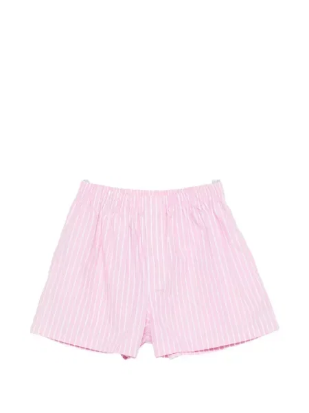 Pantaloni scurți Balenciaga cu dungi roz