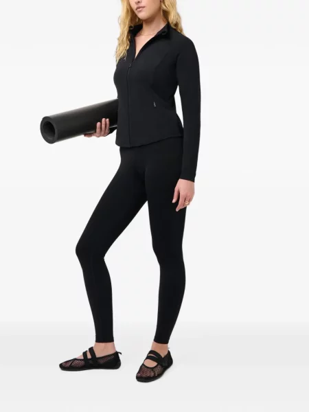 Hanorac cu fermoar Sweaty Betty negru