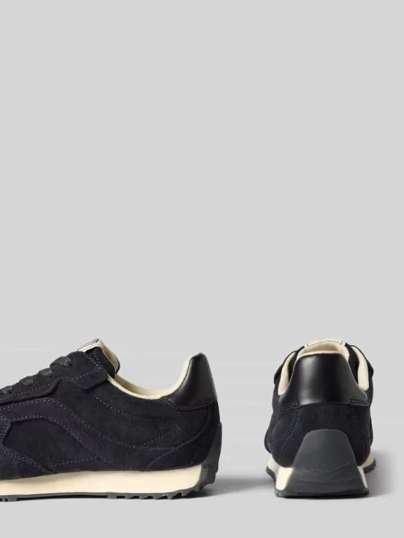 Sneakersy z naturalnej skóry bydlęcej model Beja' Gant granatowe