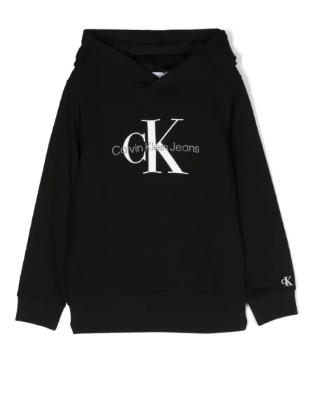 Bluza z kapturem dziecięca Calvin Klein czarna