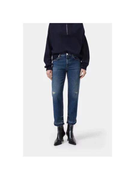 Jeansy straight leg Closed niebieskie
