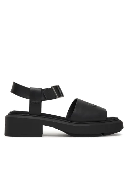 Calvin Klein Bőr szandál fekete