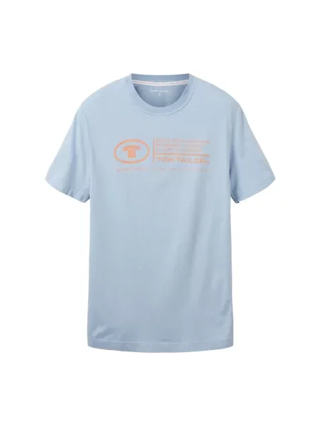 TOM TAILOR Tricou deschis / galben albastru