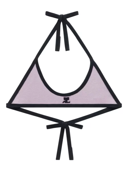 Sutien bralette Courreges roz