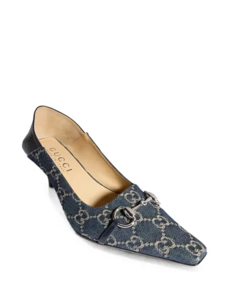 Pantofi cu toc Gucci albastru