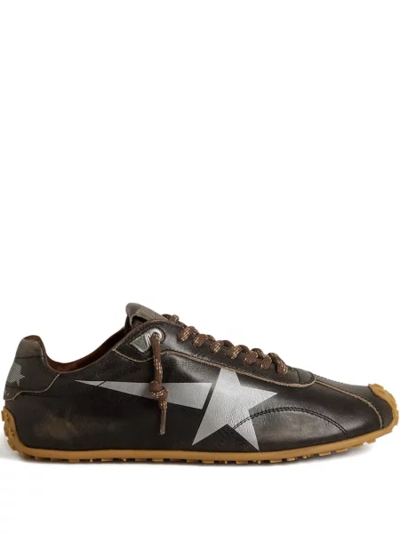 Sneakerși Golden Goose cu imagine auriu