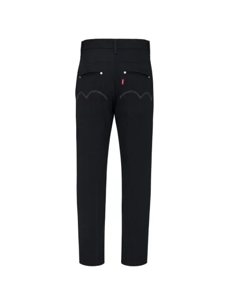 Pantaloni Junya Watanabe de lână negru