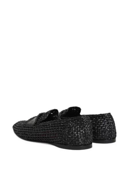 Loafersy Dolce And Gabbana wsuwane czarne