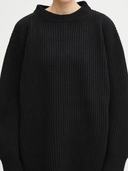 Шерстяной свитер Mm6 Maison Margiela черный