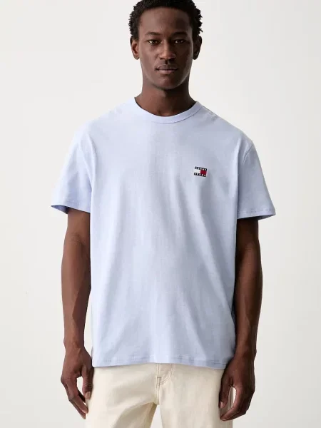 Tommy Jeans tričko pánske modrá