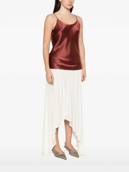 Top Max Mara cu bretele roz