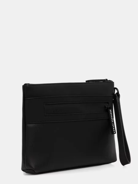 Taška Armani Exchange z ekologickej kože čierna