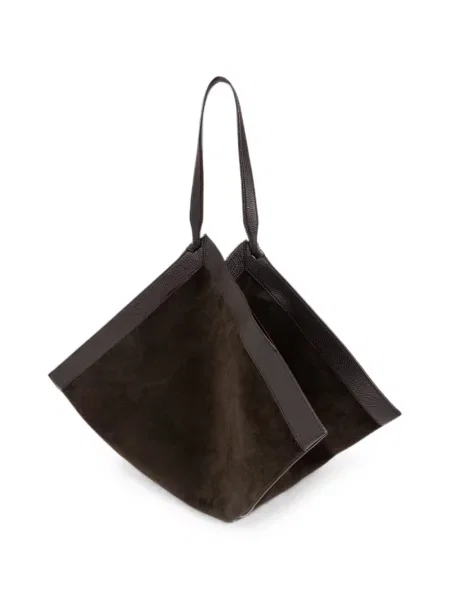Geantă shopper Yuzefi din piele maro