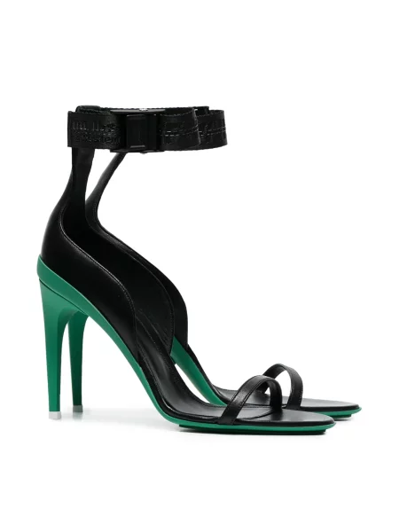 Sandale Off-white din piele alb