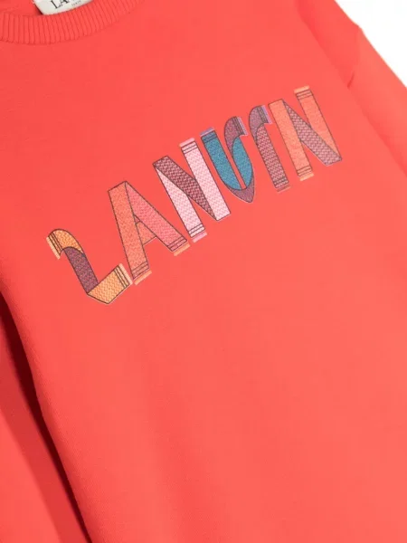 Bluza dziecięca Lanvin Enfant czerwona