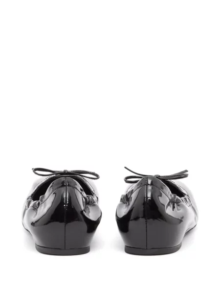 Balerini Valentino Garavani din piele negru