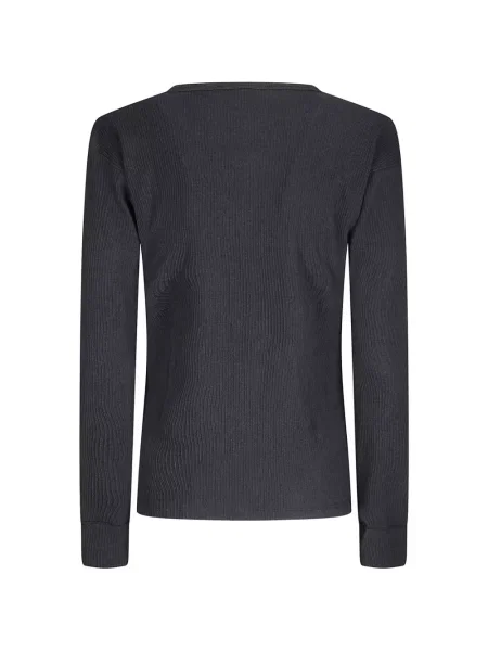 Lung top Our Legacy cu guler henley gri