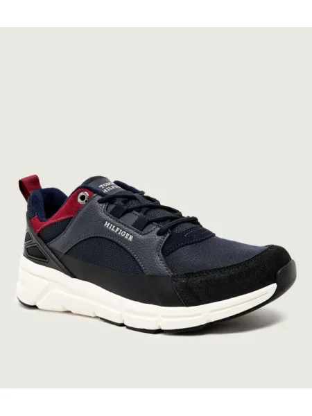 Tommy Hilfiger Sneakers cu adaos de piele