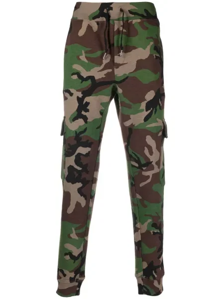 Șapcă Polo Ralph Lauren cu broderie cu model camuflaj verde