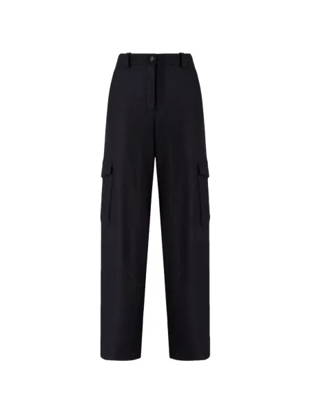 Pantaloni cargo Pinko cu imagine albastru
