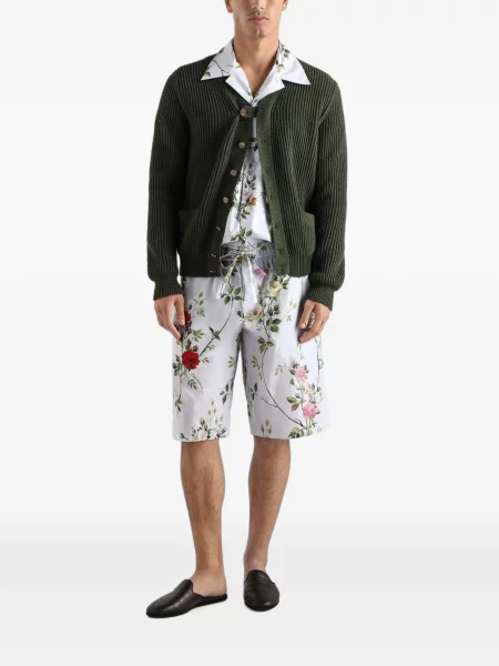 Πλεκτή ζακέτα Dolce & Gabbana πράσινο